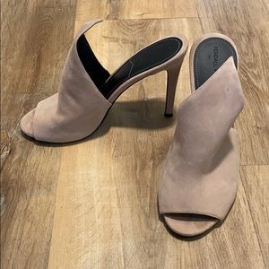 Kendal and Kylie Pink Mules Sz 8 1/2